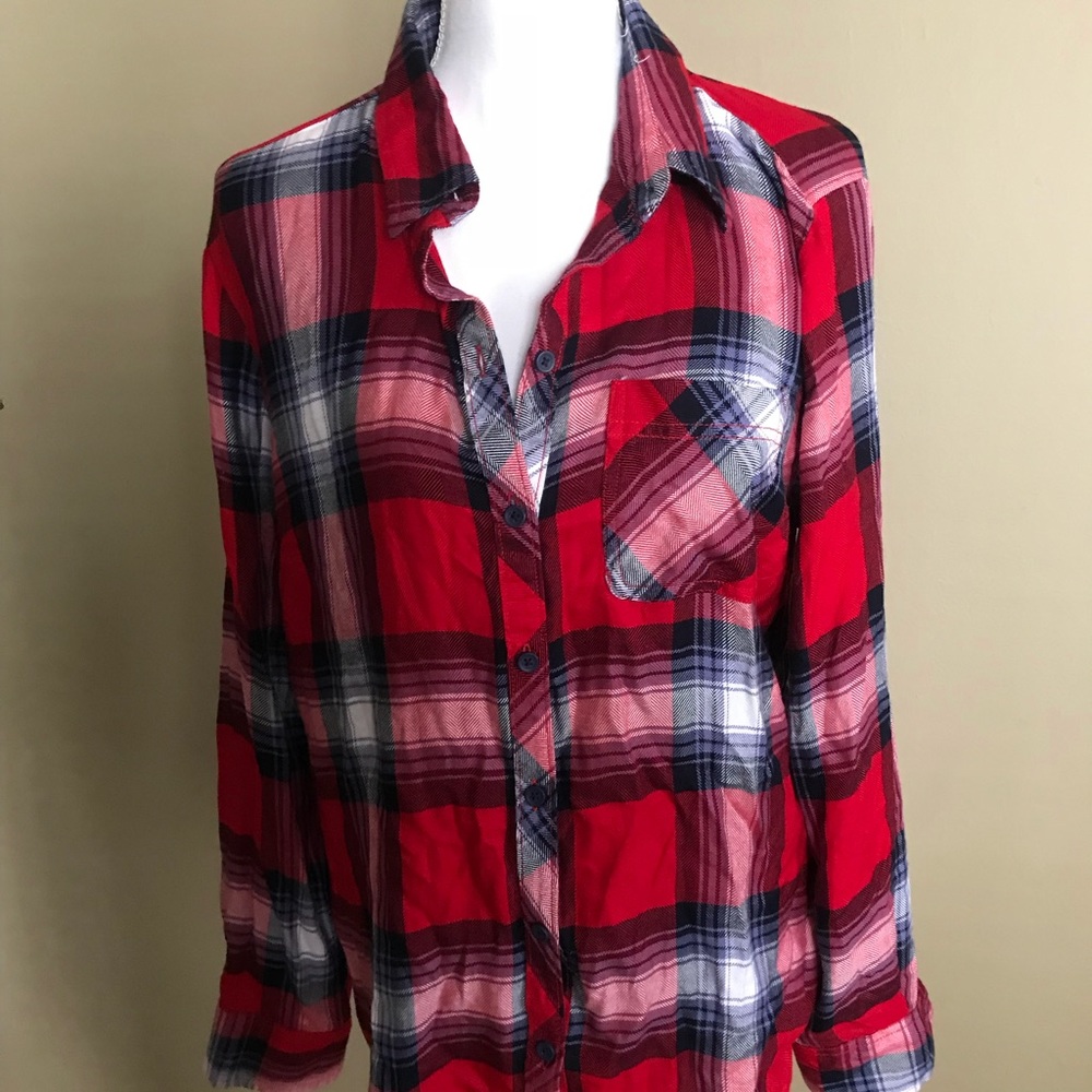 Plaid top